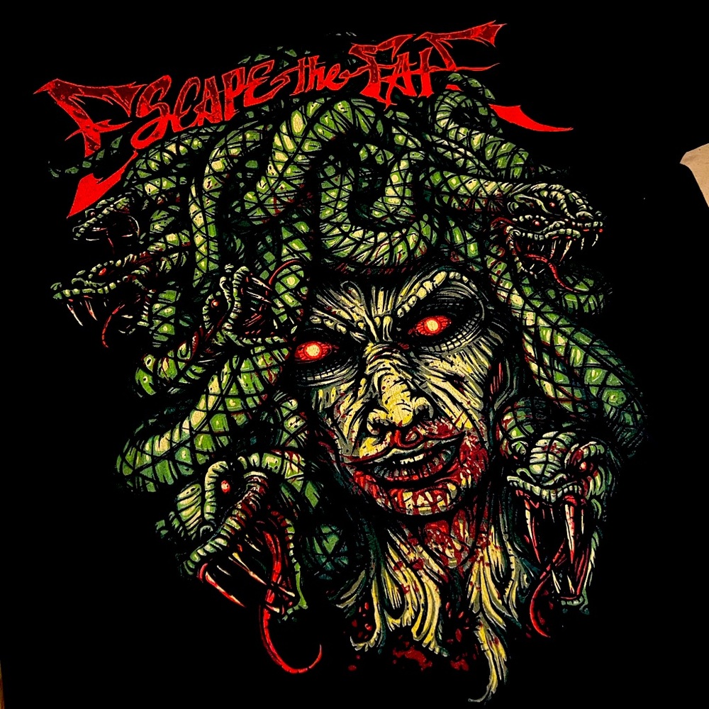 EACAPE THE FATE BAND TEE!! Perfect for any rocker and also In 9/10 condition
